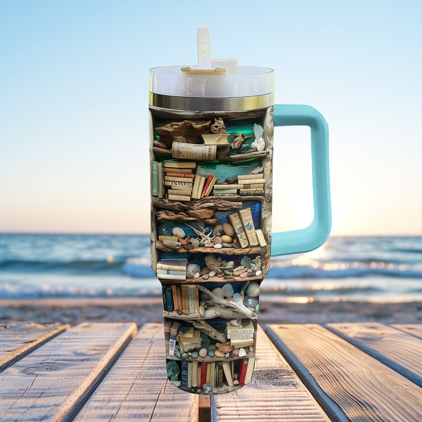 Shineful Tumbler Mermaid Bookshelf Magic