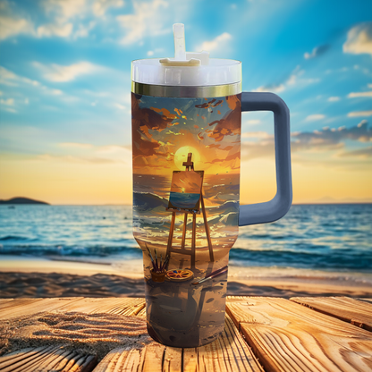 Shineful Tumbler Romantic Sunset Sketches