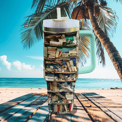 Shineful Tumbler Mermaid Bookshelf Magic