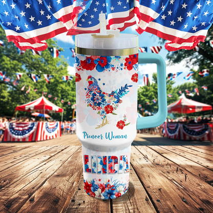 Shineful Personalized Tumbler Pioneer Woman Chicken Lover