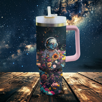 Shineful Tumbler Interstellar Astronaut Flora