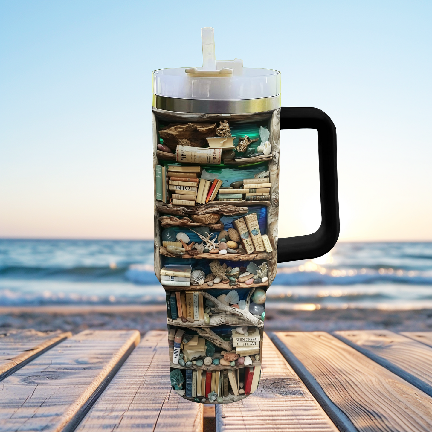 Shineful Tumbler Mermaid Bookshelf Magic