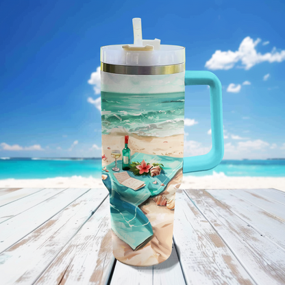 Shineful Tumbler Beachy Wine Moments