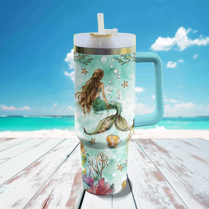 Shineful Tumbler Enchanted Seashell Mermaid