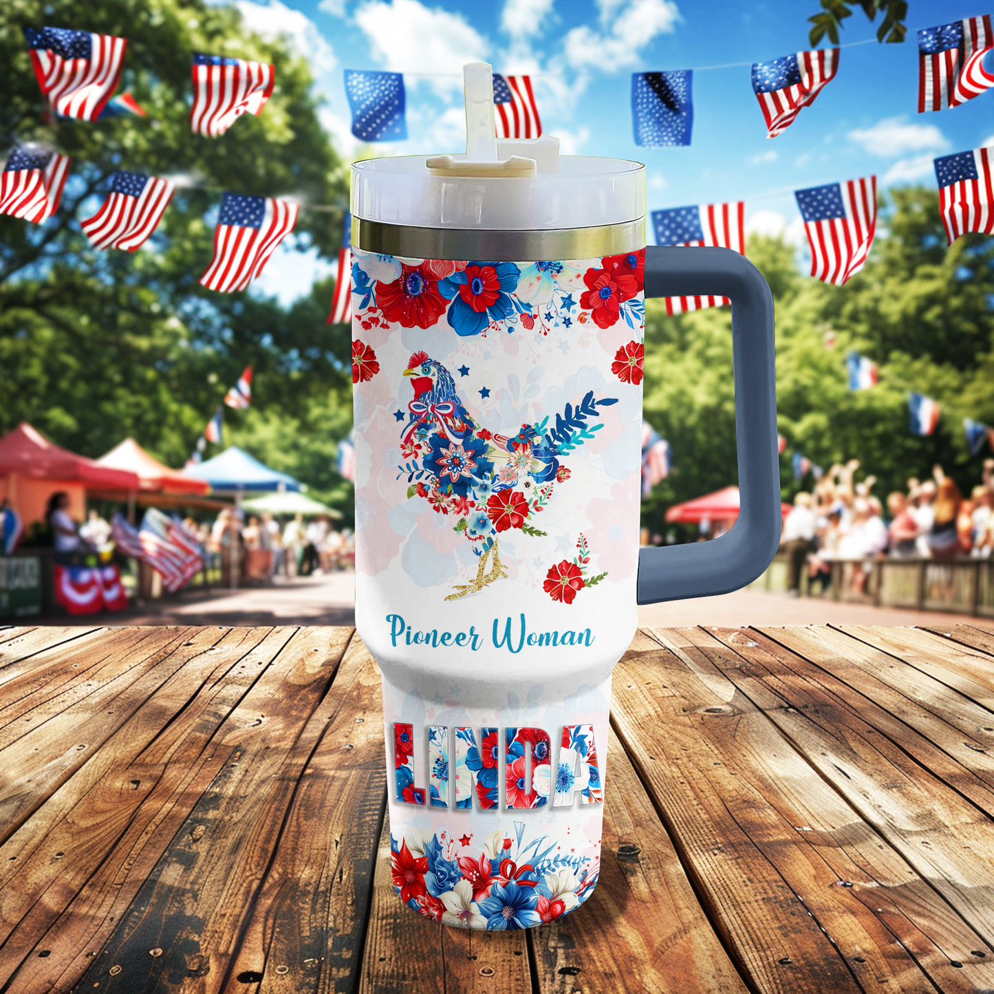 Shineful Personalized Tumbler Pioneer Woman Chicken Lover