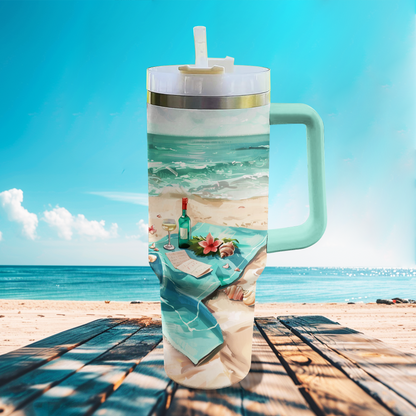 Shineful Tumbler Beachy Wine Moments