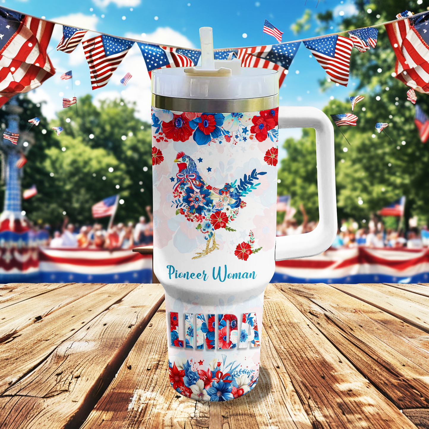 Shineful Personalized Tumbler Pioneer Woman Chicken Lover