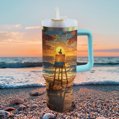 Shineful Tumbler Romantic Sunset Sketches