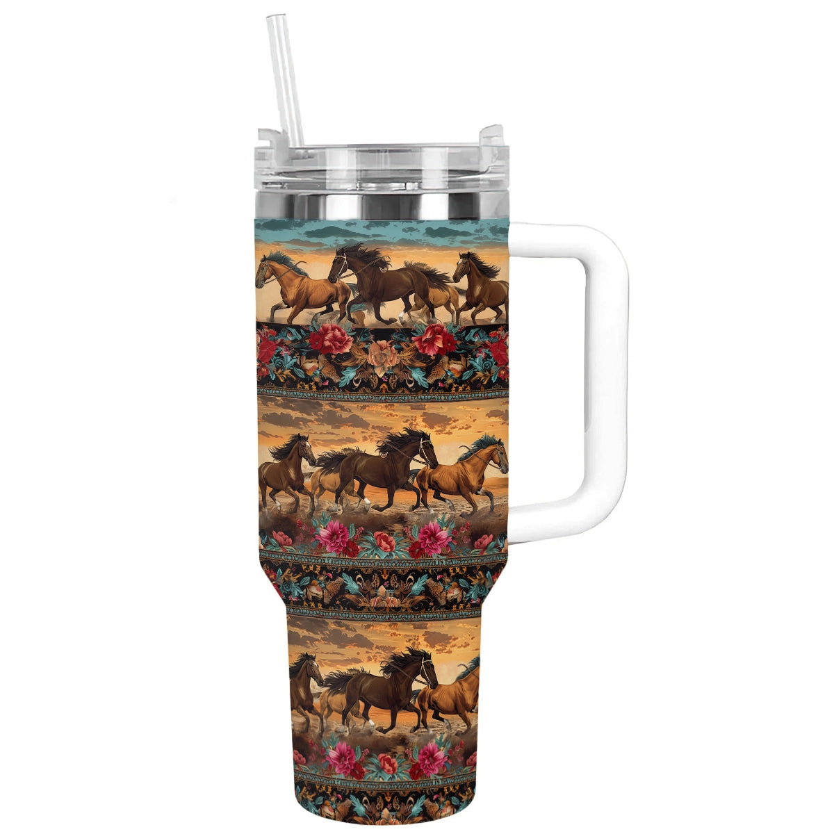 Shineful Tumbler Horse Majestic Mustangs