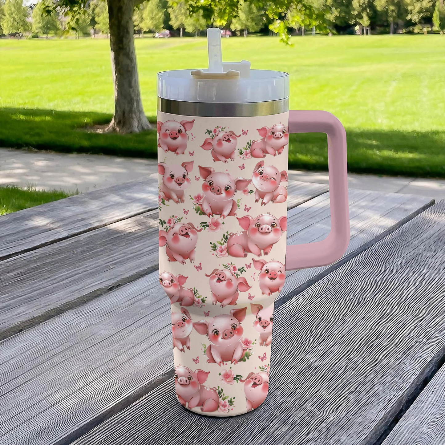 Shineful Tumbler Charming Piglet Sips