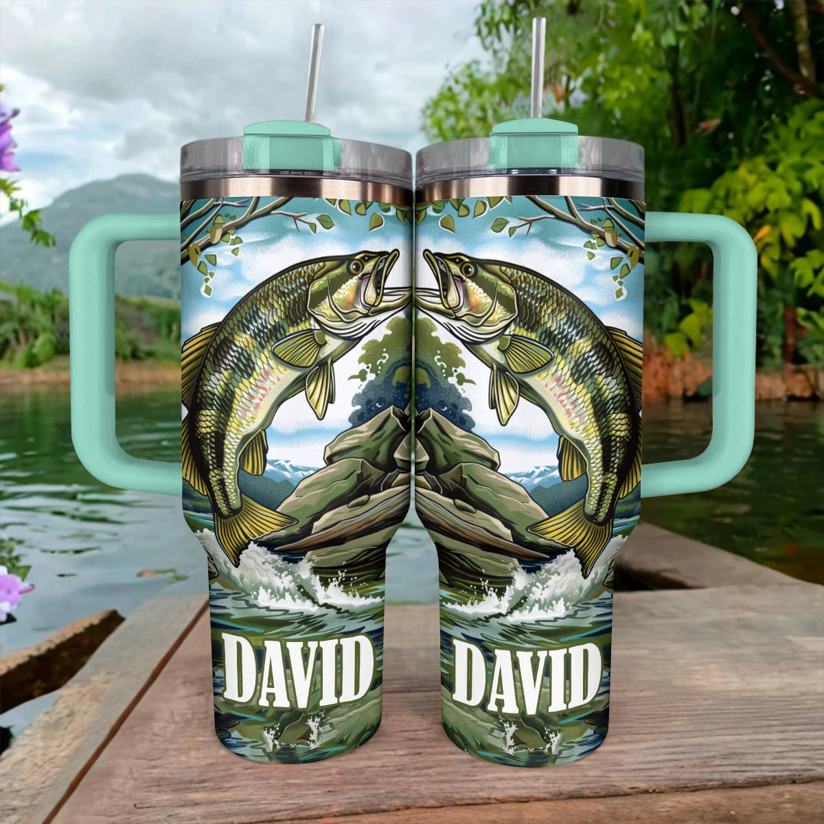 Shineful Tumbler Personalized Big Fishing Catch