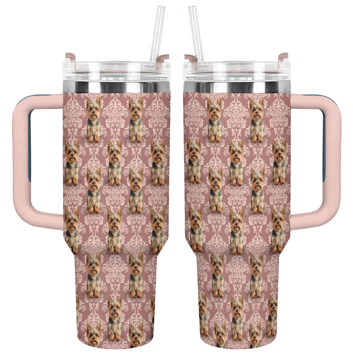 Shineful Tumbler Elegant Yorkie Bliss