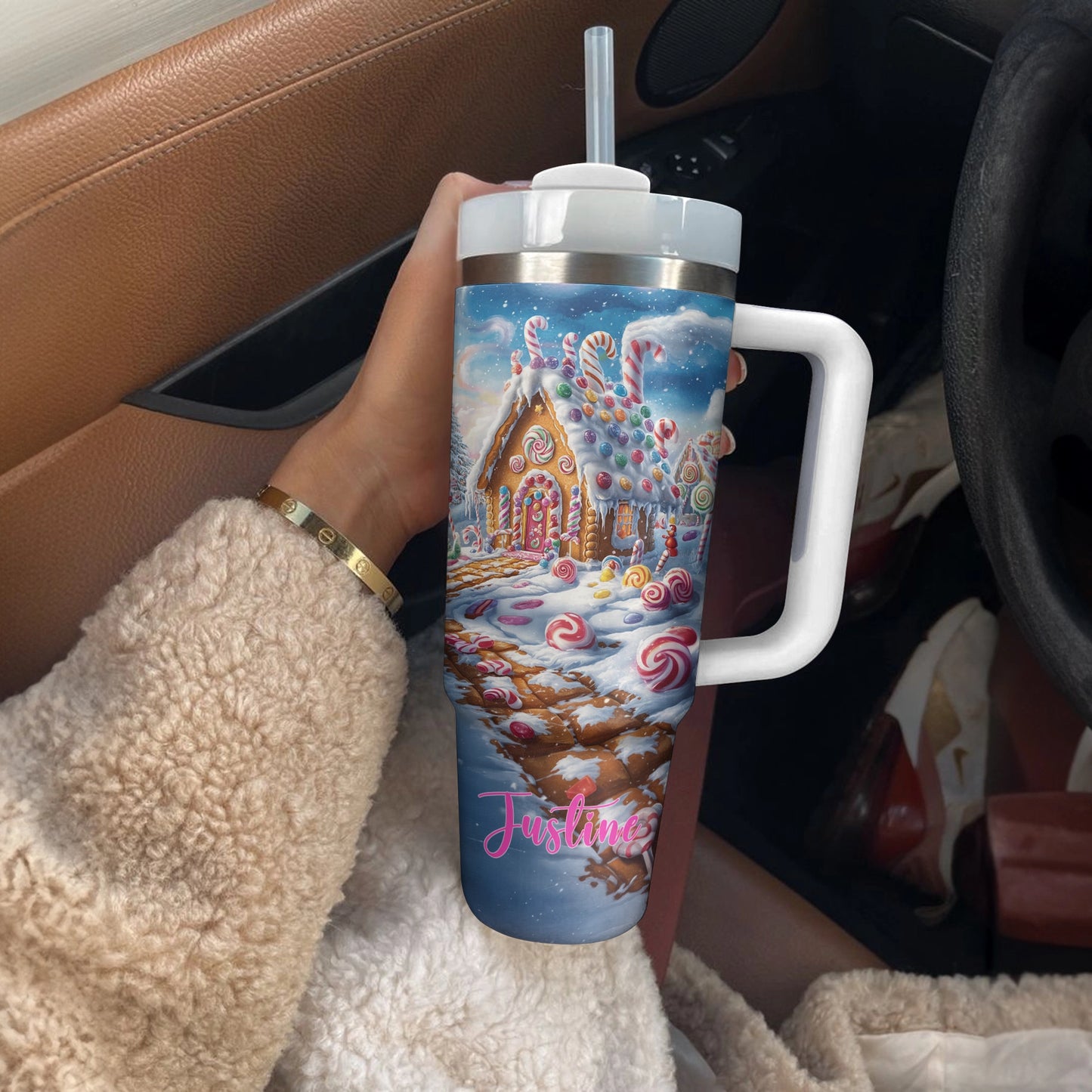 Shineful Glossy Tumbler Personalized Sweet Wonderland