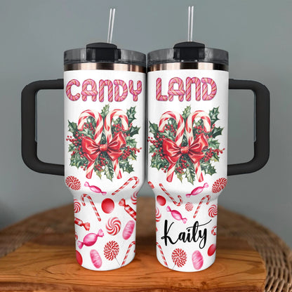 Shineful Glossy Tumbler Personalized Holiday Sweets