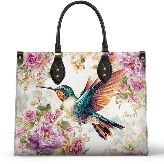 Shineful Leather Bag Hummingbird's Garden
