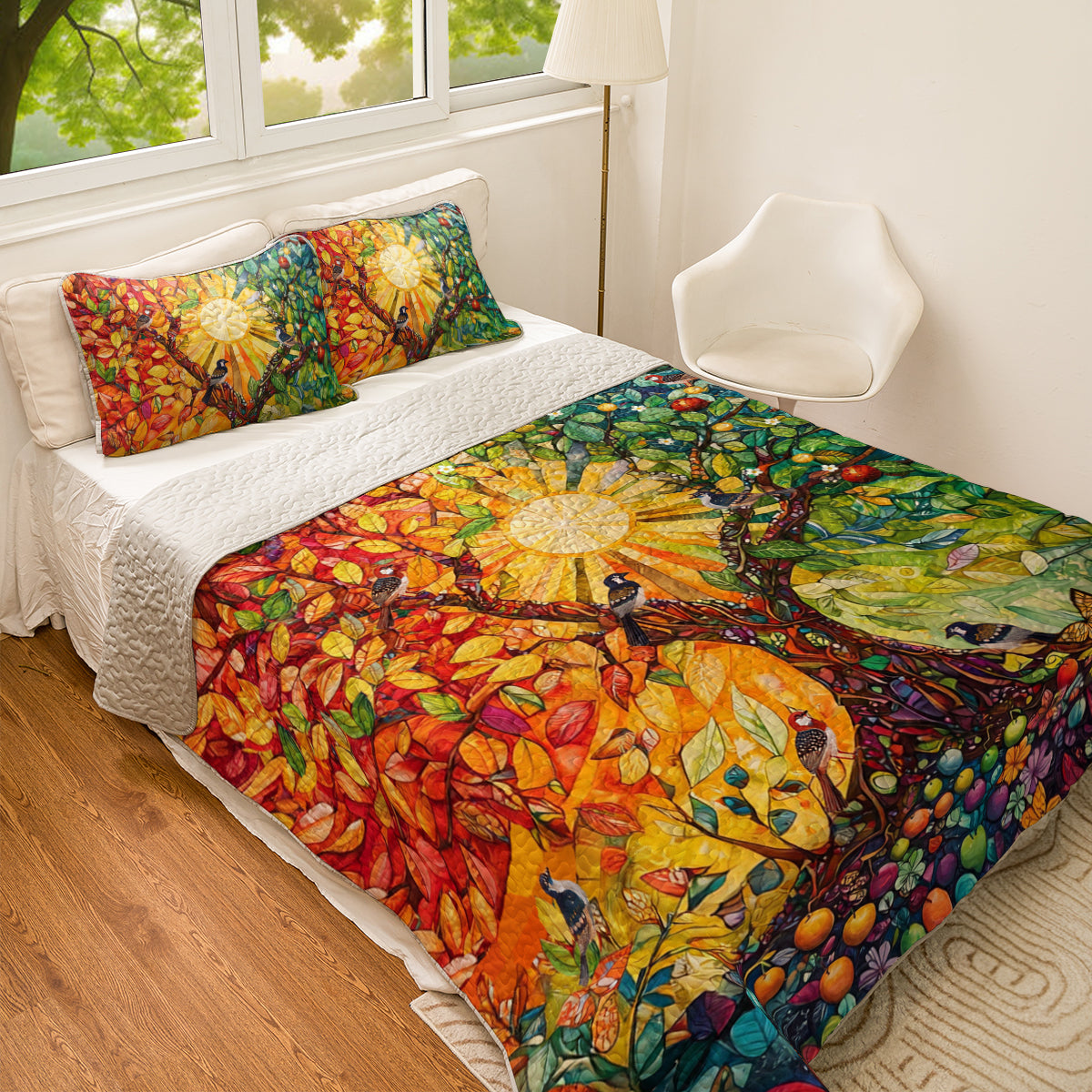 Shineful All Season Quilt 3-Piece Set Nature's Harmony