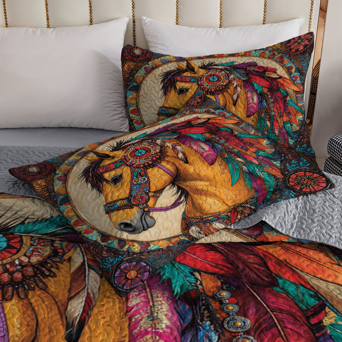 Shineful All Season Quilt 3-Piece Set Echoes Of Warrio