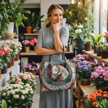 Shineful Leather Tote Bag -  Native Grace