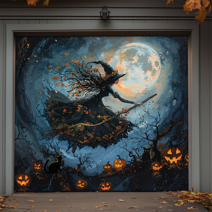 Shineful Garage Door Banner Decoration - Charmed Nightfall