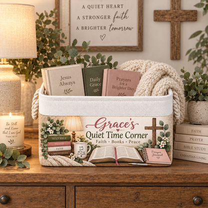 Shineful Quiet Time with God Book Basket