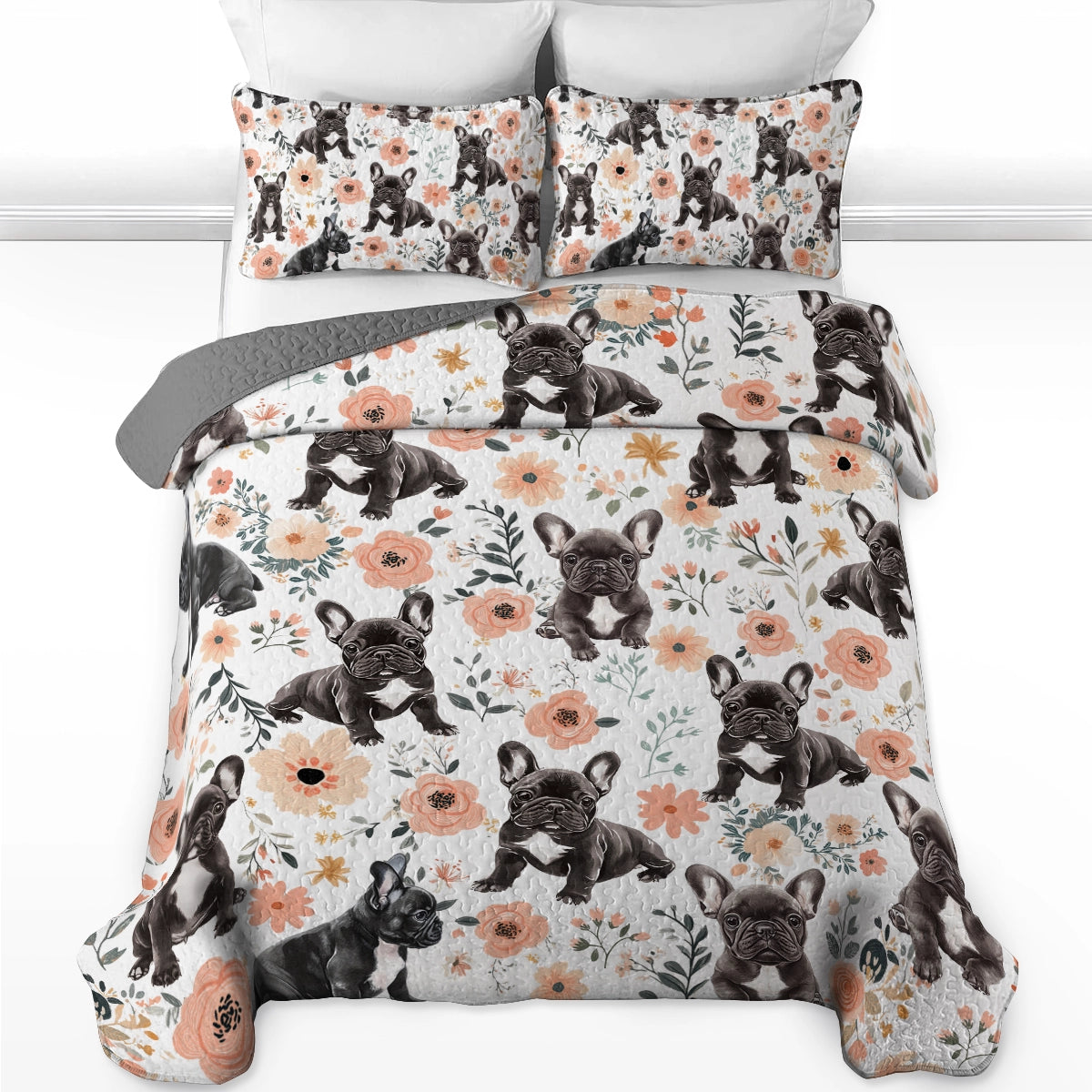 Shineful All Season Quilt 3-Piece Set Rosemary Frenchies