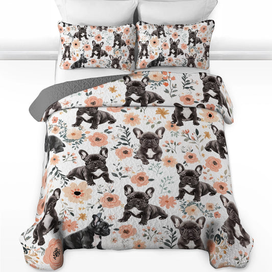 Shineful All Season Quilt 3-Piece Set Rosemary Frenchies