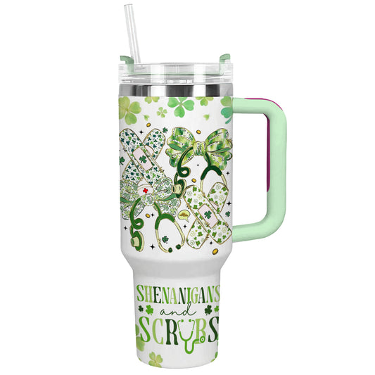 Shineful Tumbler Scrubs & Shamrocks