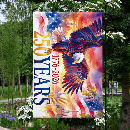 Shineful Gargen Flag 12" x 18" - Freedom Still Soars