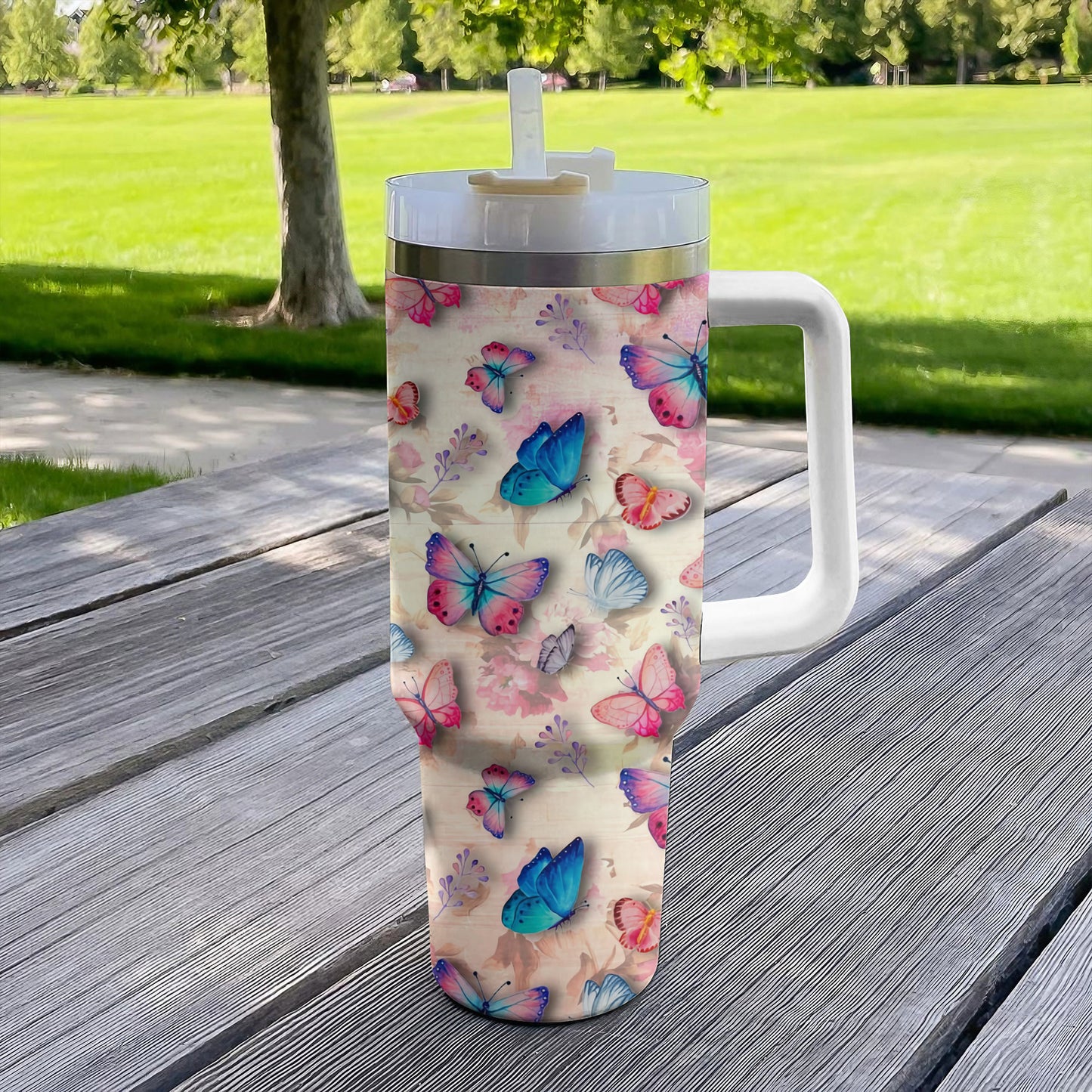 Shineful Tumbler Flutterby Fantasy Butterfly