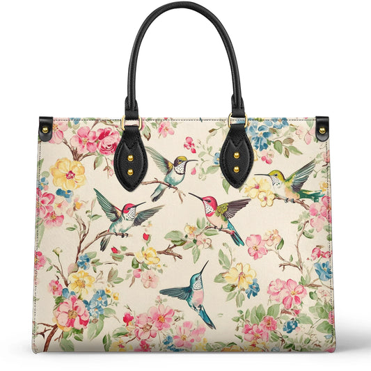 Shineful Leather Bag Hummingbird Symphony