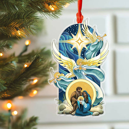 Shineful 2D Acrylic Ornament Christmas Faith