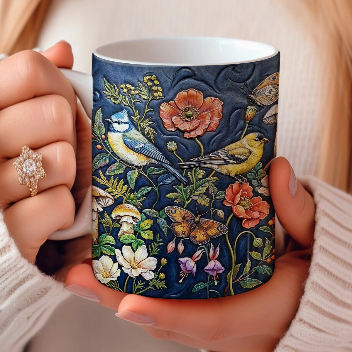 Shineful Ceramic Mug Midnight Garden