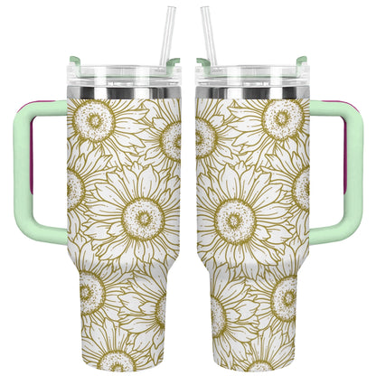 Shineful Tumbler Golden Sunflower Grace