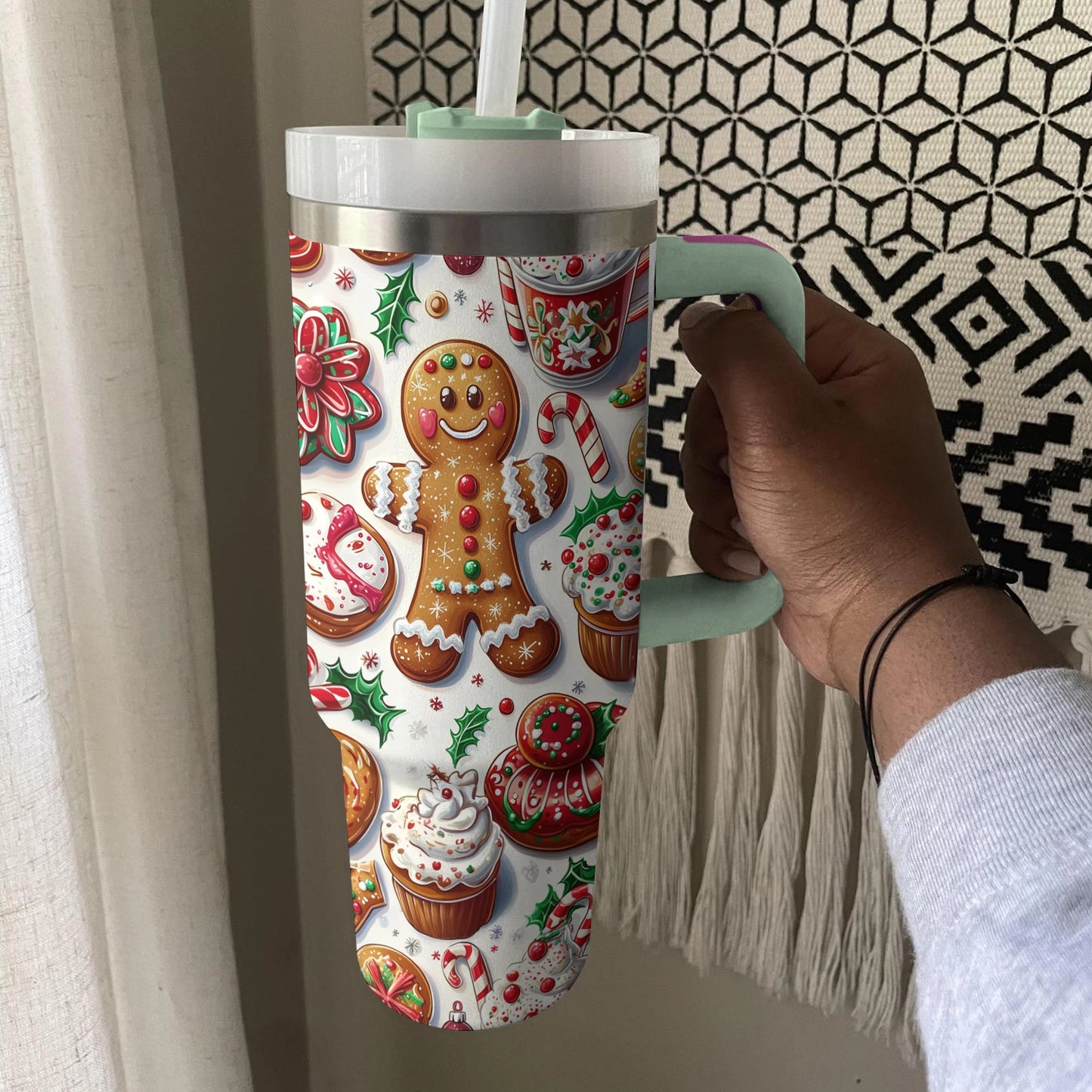 Shineful Tumbler Gingerbread Man Christmas