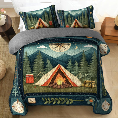 Shineful All Season Quilt 3-Piece Set Campfire Dreams