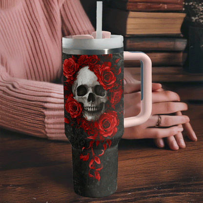 Shineful Tumbler - Crimson Bloom