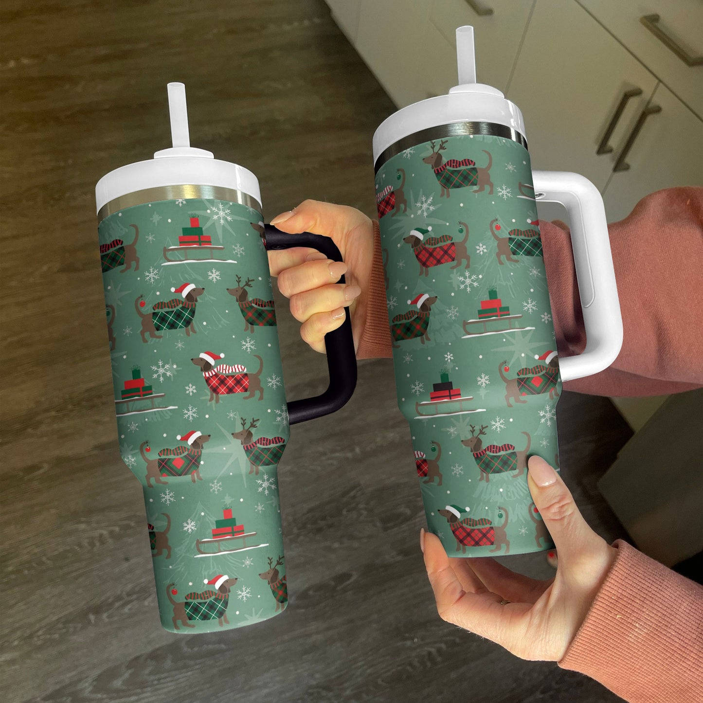 Shineful Tumbler Merry Dachsmas