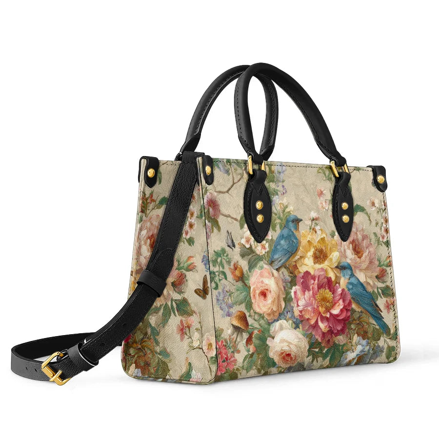 Shineful Leather Bag Bluebird Blossom