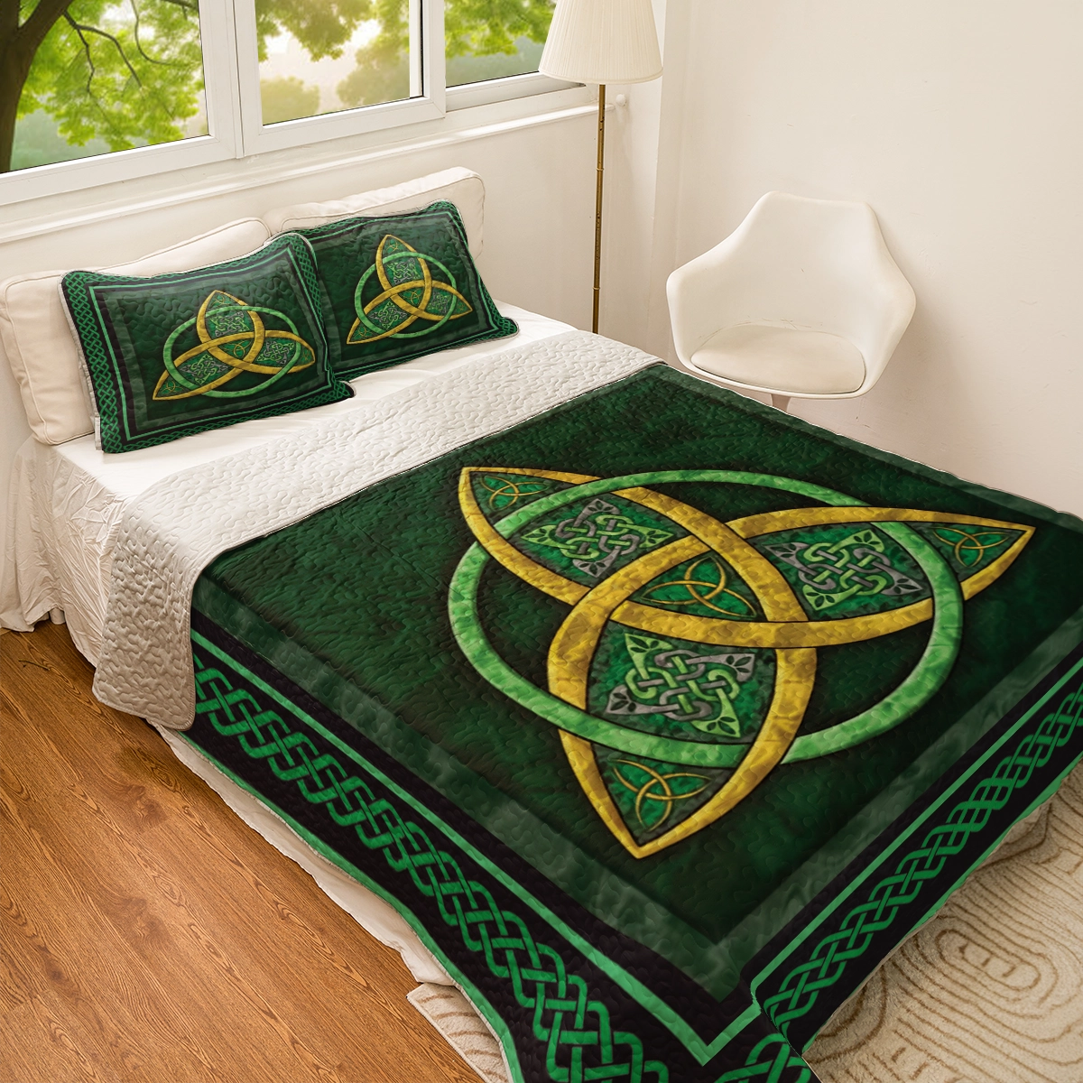 Shineful All Season Quilt 3-Piece Set - Celtic Harmony