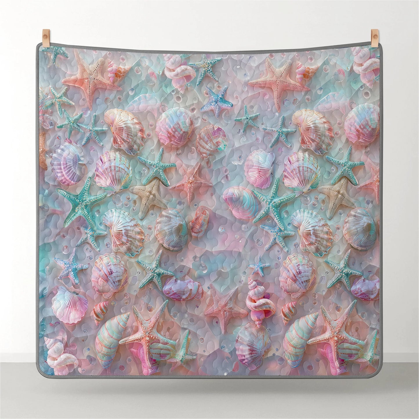 Shineful Quilt 3-Piece Set Coastal Shell