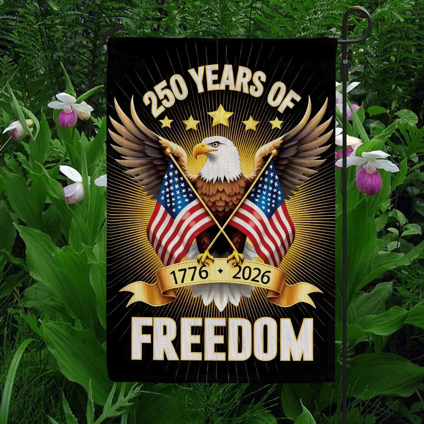 Shineful Gargen Flag 12" x 18" - Liberty Endures