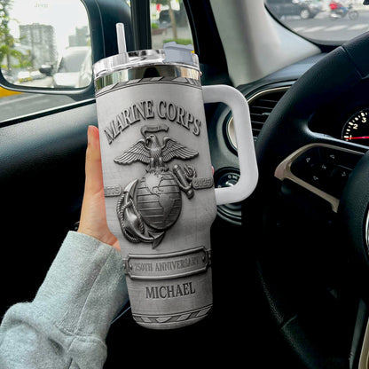 Shineful Tumbler Personalized US Marine Corps 250th Anniversary