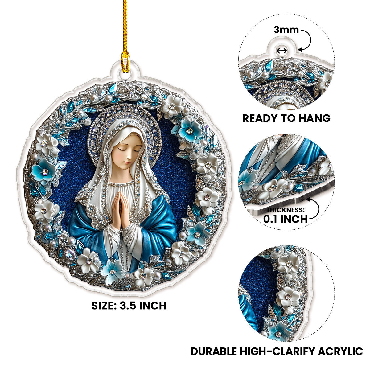 Shineful 2D Acrylic Ornament Holy Heaven’s Light