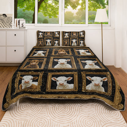 Shineful All Season Quilt 3-Piece Set Classic Cow Gallery
