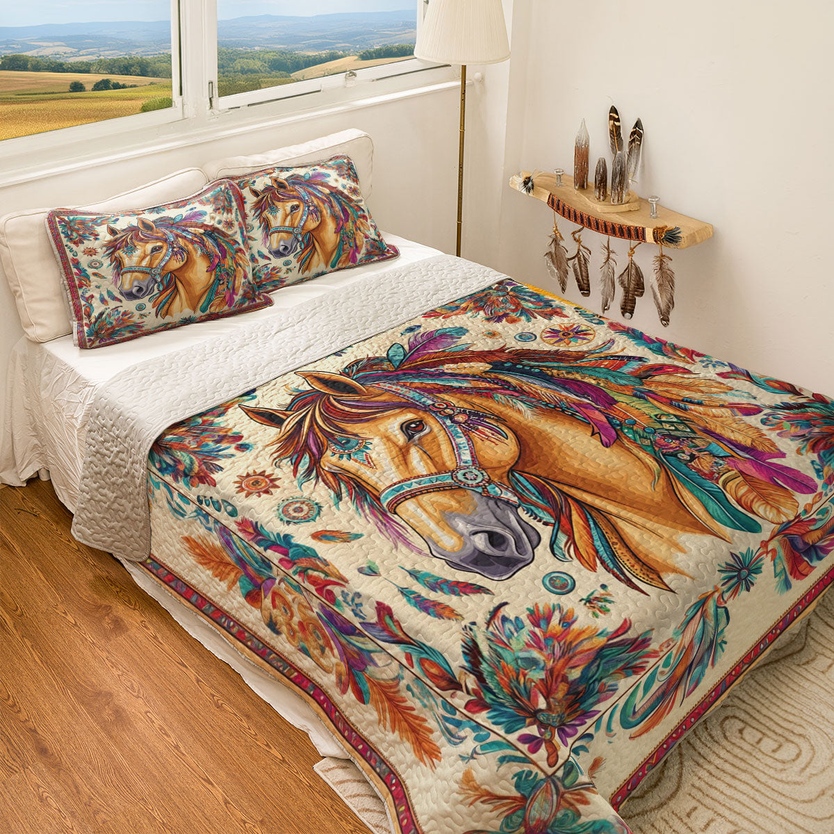 Shineful All Season Quilt 3-Piece Set Native Heritage