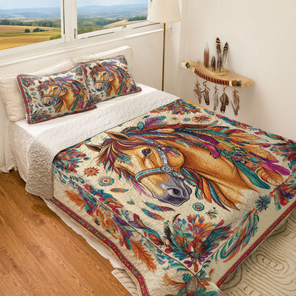 Shineful All Season Quilt 3-Piece Set Native Heritage