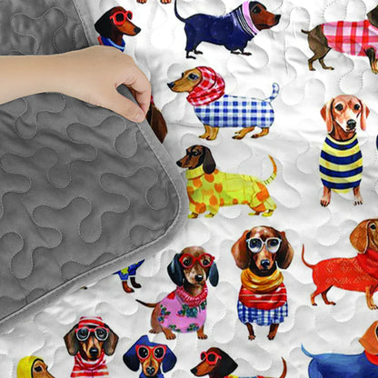 Shineful Quilt 3-Piece Set Dachshund Amazing Stylish