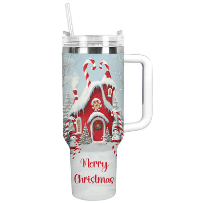 Shineful Tumbler Christmas Whimsical House
