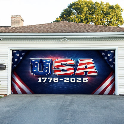 Shineful Garage Door Banner Decoration 250th Anniversary Legacy