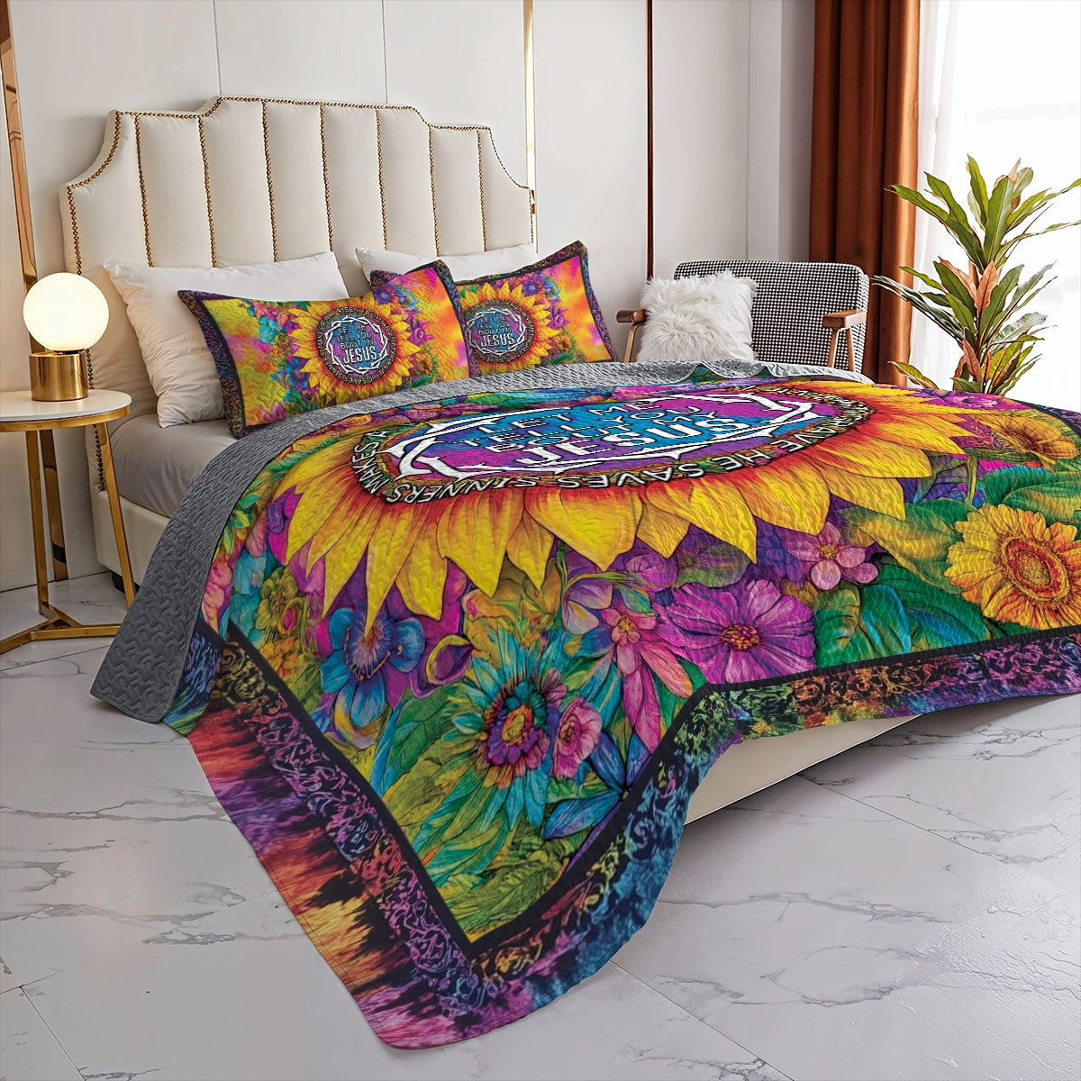 Shineful All Season Quilt 3-Piece Set Faith In God